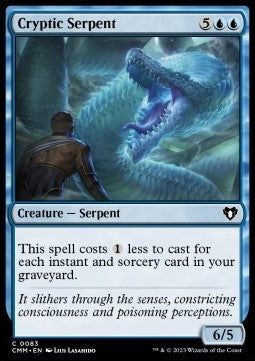 Cryptic Serpent - Commander Masters (Common) [CMM-83]