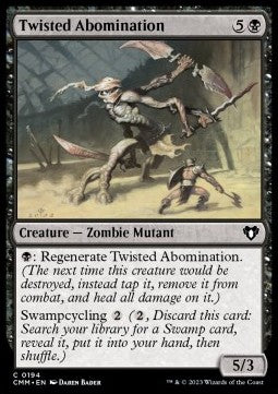 Twisted Abomination - Commander Masters (Common) [CMM-194]