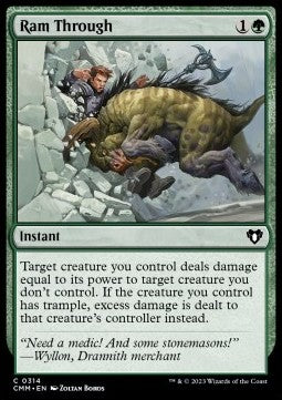 Ram Through - Commander Masters (Common) [CMM-314]