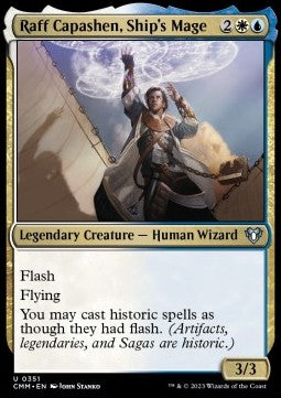 Raff Capashen, Ship's Mage - Commander Masters (Uncommon) [CMM-351]