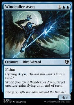 Windcaller Aven - Commander Masters (Common) [CMM-133]
