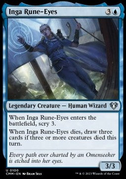 Inga Rune-Eyes - Commander Masters (Uncommon) [CMM-100]