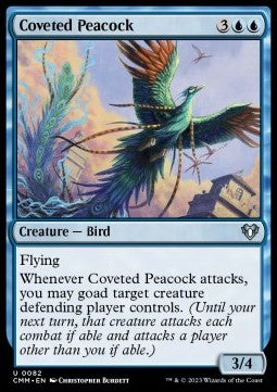 Coveted Peacock - Commander Masters (Uncommon) [CMM-82]