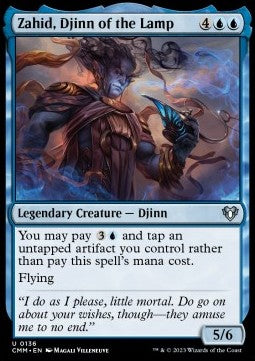 Zahid, Djinn of the Lamp - Commander Masters (Uncommon) [CMM-136]