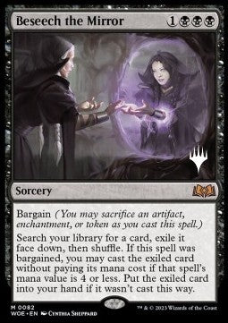 Beseech the Mirror (V.2) - Wilds of Eldraine: Promos (Mythic) [PWOE-82]
