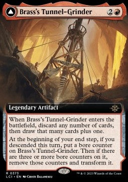 Brass's Tunnel-Grinder // Tecutlan, the Searing Rift - The Lost Caverns of Ixalan: Extras (Rare) [XLCI-373]