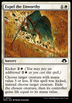 Expel the Unworthy - Modern Horizons 3 (Common) [MH3-25]