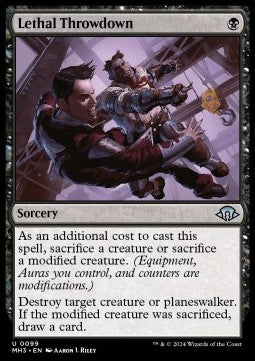 Lethal Throwdown - Modern Horizons 3 (Uncommon) [MH3-99]