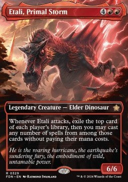 Etali, Primal Storm (V.1) - Magic: The Gathering Foundations: Extras (Rare) [XFDN-329]
