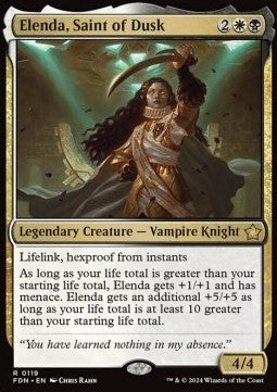 Elenda, Saint of Dusk - Magic: The Gathering Foundations (Rare) [FDN-119]