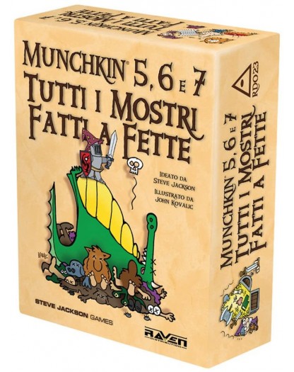 MUNCHKIN 5, 6 E 7 TUTTI I MOSTRI FATTI A FETTE