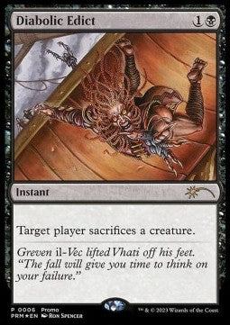 Diabolic Edict (V.2) - Promos (Rare)