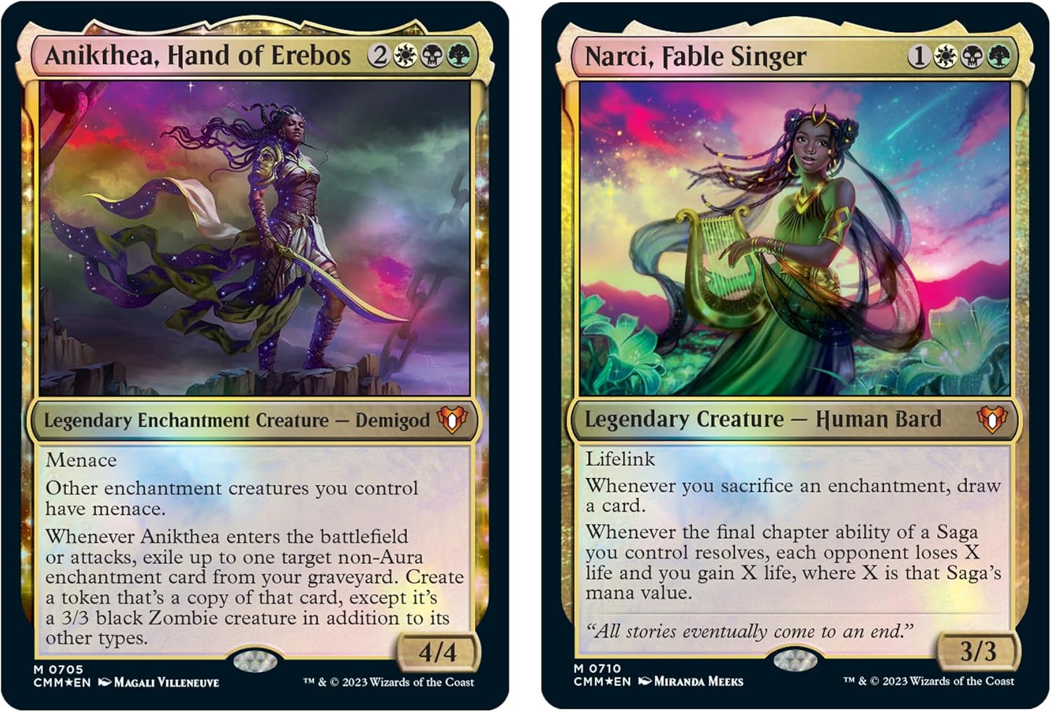 Magic: The Gathering Commander Masters Commander Deck - Enduring Enchantments (2-Card Collector Booster Sample Pack - Versione Inglese)