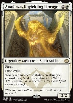 Anafenza, Unyielding Lineage