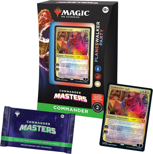 Magic: The Gathering Commander Masters Commander Deck - Planeswalker Party (2-Card Collector Booster Sample Pack - Versione Inglese)