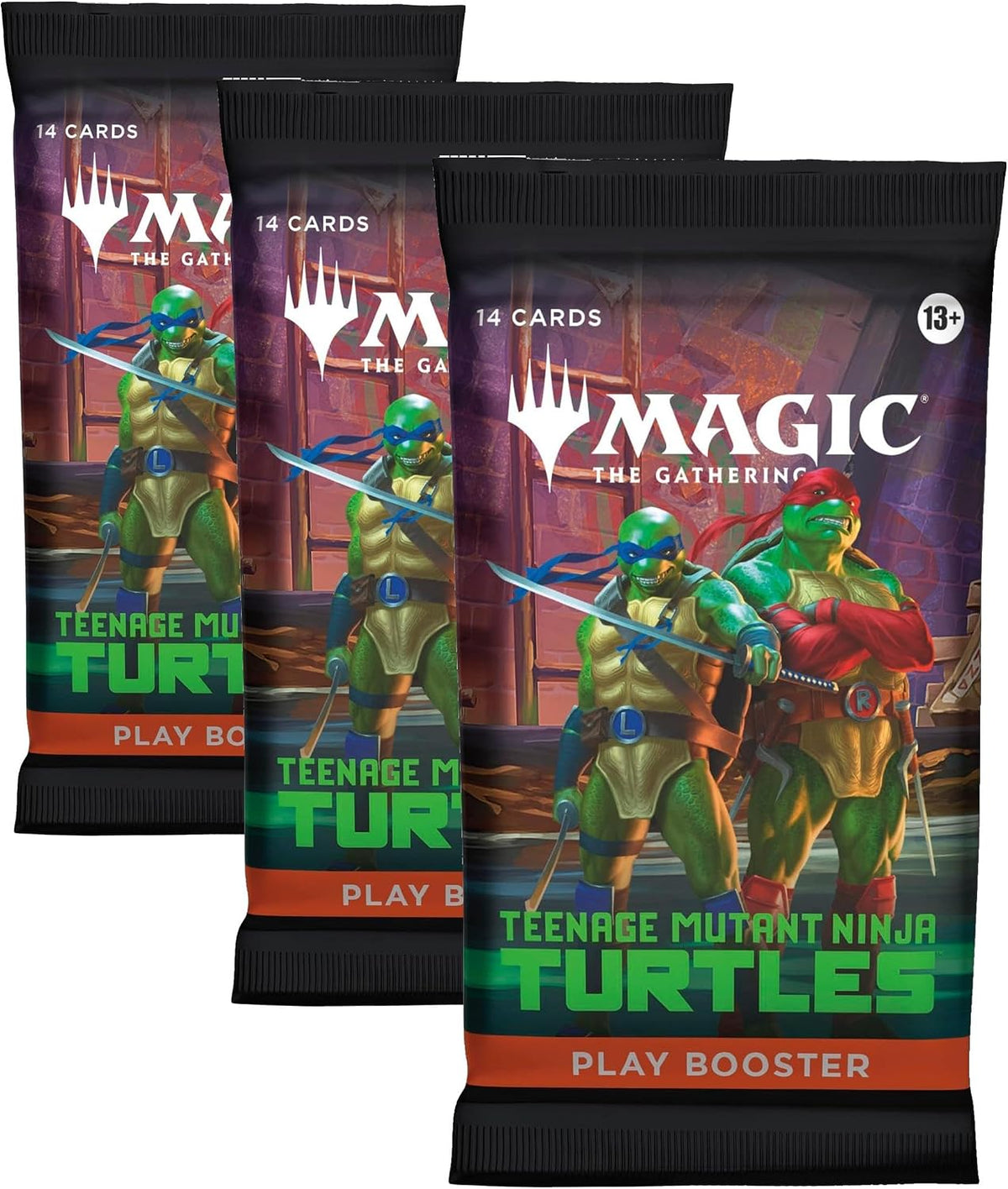Kit 3 Buste di gioco di Magic: The Gathering® | Teenage Mutant Ninja Turtles versione INGLESE