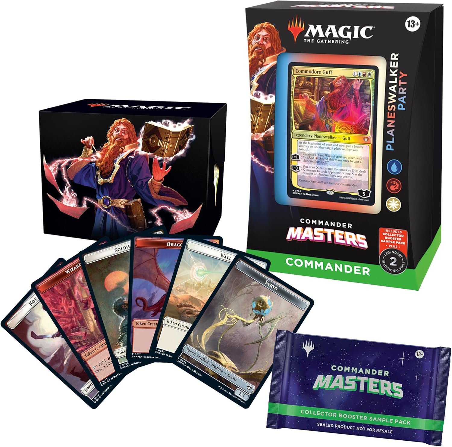 Magic: The Gathering Commander Masters Commander Deck - Planeswalker Party (2-Card Collector Booster Sample Pack - Versione Inglese)