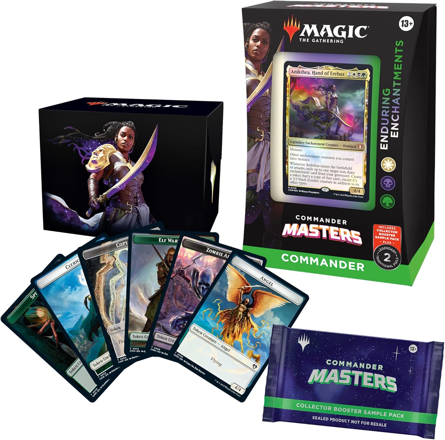 Magic: The Gathering Commander Masters Commander Deck - Enduring Enchantments (2-Card Collector Booster Sample Pack - Versione Inglese)