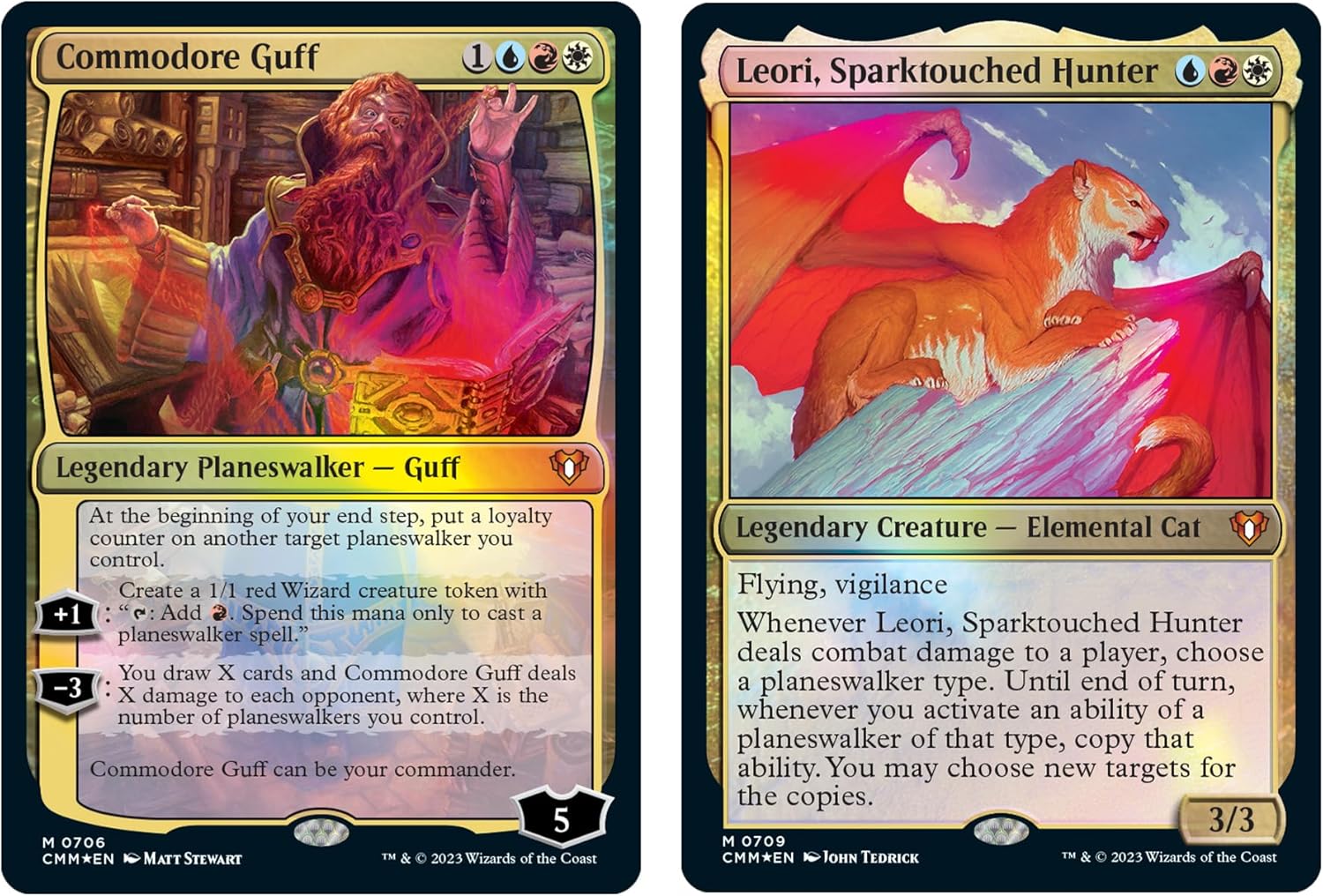 Magic: The Gathering Commander Masters Commander Deck - Planeswalker Party (2-Card Collector Booster Sample Pack - Versione Inglese)