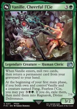Vanille, Cheerful l'Cie // Ragnarok, Divine Deliverance - Magic: The Gathering - FINAL FANTASY (Uncommon) [FIN-211]