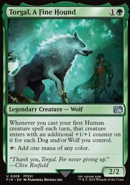 Torgal, A Fine Hound - Magic: The Gathering - FINAL FANTASY (Uncommon) [FIN-208]