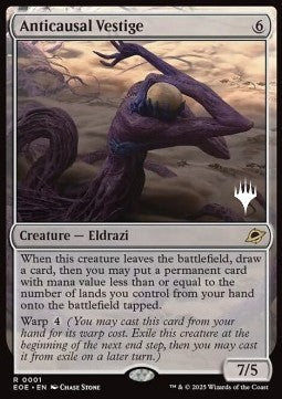 Anticausal Vestige (V.2) - Edge of Eternities: Promos (Rare) [PEOE-1]