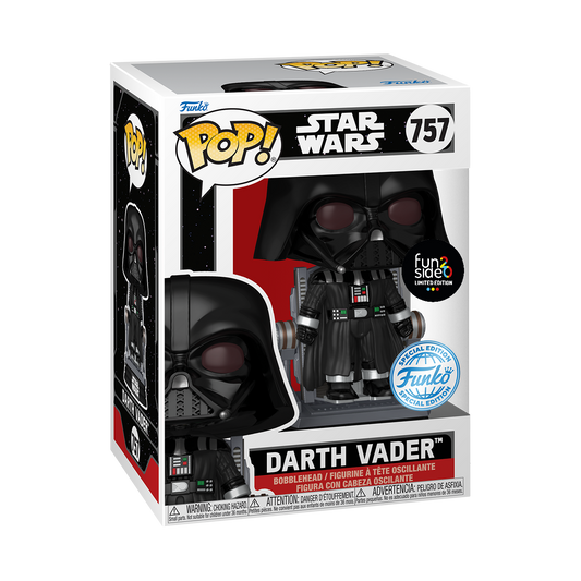 STAR WARS: POP FUNKO VINYL FIGURE 757 DARTH VADER REBUILD 9CM FUNSIDE 20 EXCL