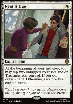 Rent Is Due - Magic: The Gathering | Marvel's Spider-Man (Rare) [SPM-11]