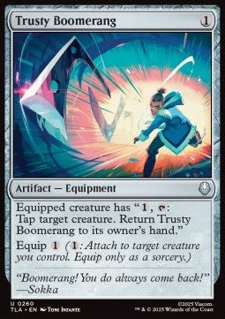 Trusty Boomerang - Magic: The Gathering | Avatar: The Last Airbender (Uncommon) [TLA-260]