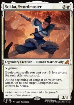 Sokka, Swordmaster (V.1) - Magic: The Gathering | Avatar: The Last Airbender: Eternal (Mythic) [TLE-83]