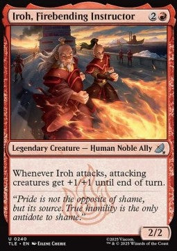 Iroh, Firebending Instructor (V.1) - Magic: The Gathering | Avatar: The Last Airbender: Eternal (Uncommon) [TLE-240]