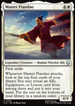Master Piandao - Magic: The Gathering | Avatar: The Last Airbender (Uncommon) [TLA-28]