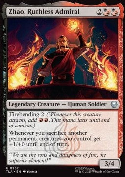 Zhao, Ruthless Admiral - Magic: The Gathering | Avatar: The Last Airbender (Uncommon) [TLA-252]