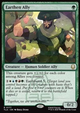 Earthen Ally - Magic: The Gathering | Avatar: The Last Airbender (Rare) [TLA-177]