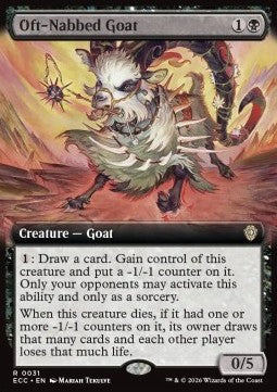 Oft-Nabbed Goat - Commander: Lorwyn Eclipsed: Extras (Rare) [XECC-31]