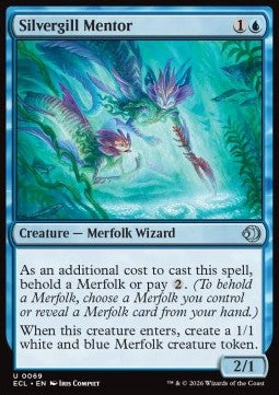 Silvergill Mentor - Lorwyn Eclipsed (Uncommon) [ECL-69]