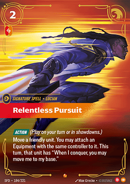 Relentless Pursuit - Spiritforged (Epic) [SFD-184]