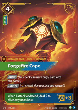 Forgefire Cape - Spiritforged (Epic) [SFD-190]