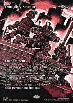 Doubling Season - Teenage Mutant Ninja Turtles: Source Material Cards (Mythic) [PZA-11]