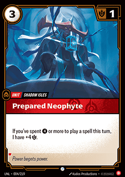 Prepared Neophyte