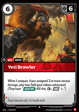 Yeti Brawler