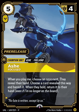 Ashe, Focused - Unleashed: Promos (Rare) [UNLX-169]