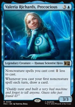 Valeria Richards, Precocious