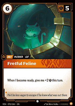 Fretful Feline