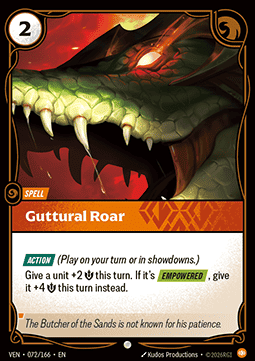 Guttural Roar