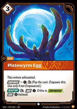 Platewyrm Egg
