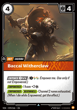 Baccai Witherclaw