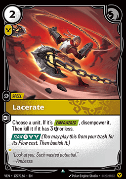 Lacerate