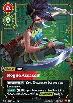 Akali, Rogue Assassin (V.1 - Rare)