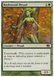 Rushwood Dryad - Eighth Edition (Common) [8ED-278]
